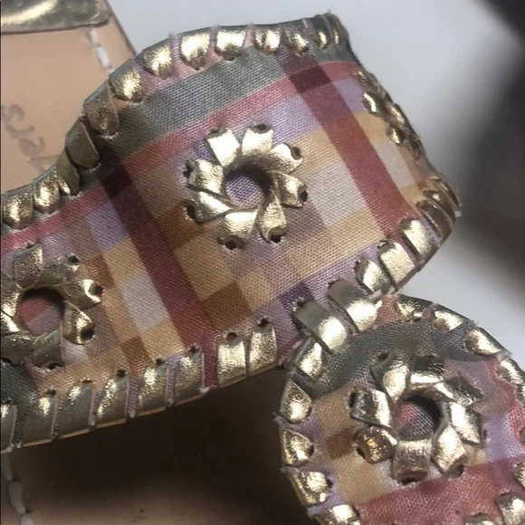 Jack Rogers Plaid Sandals - Picture 2 of 4